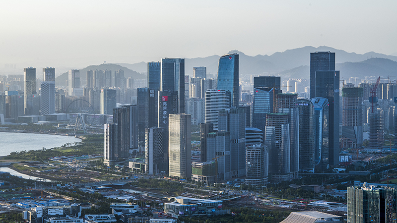 圖為深圳前海城市風(fēng)光。